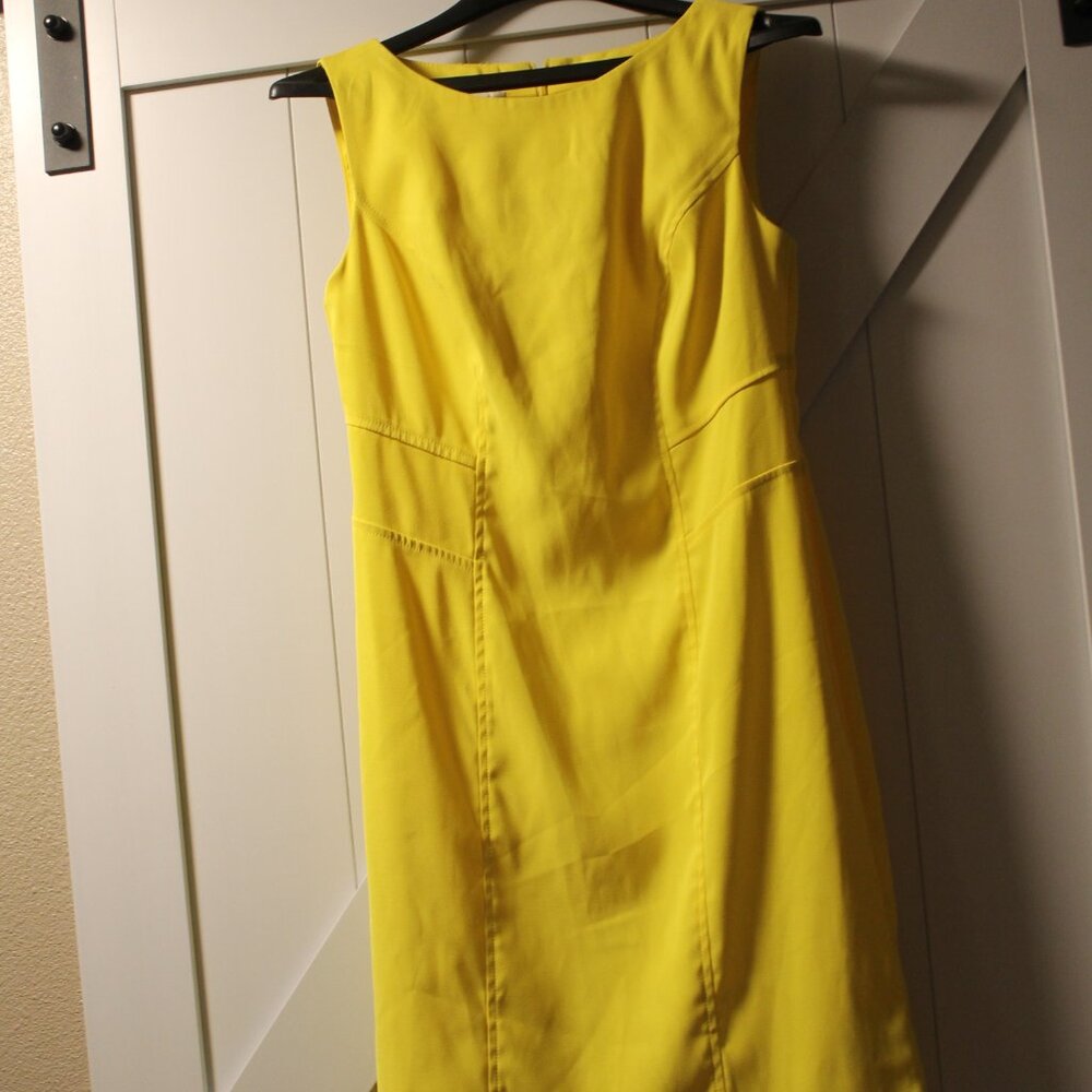 ALYX LIMITED BRIGHT YELLOW SHEATH 4 NWOT